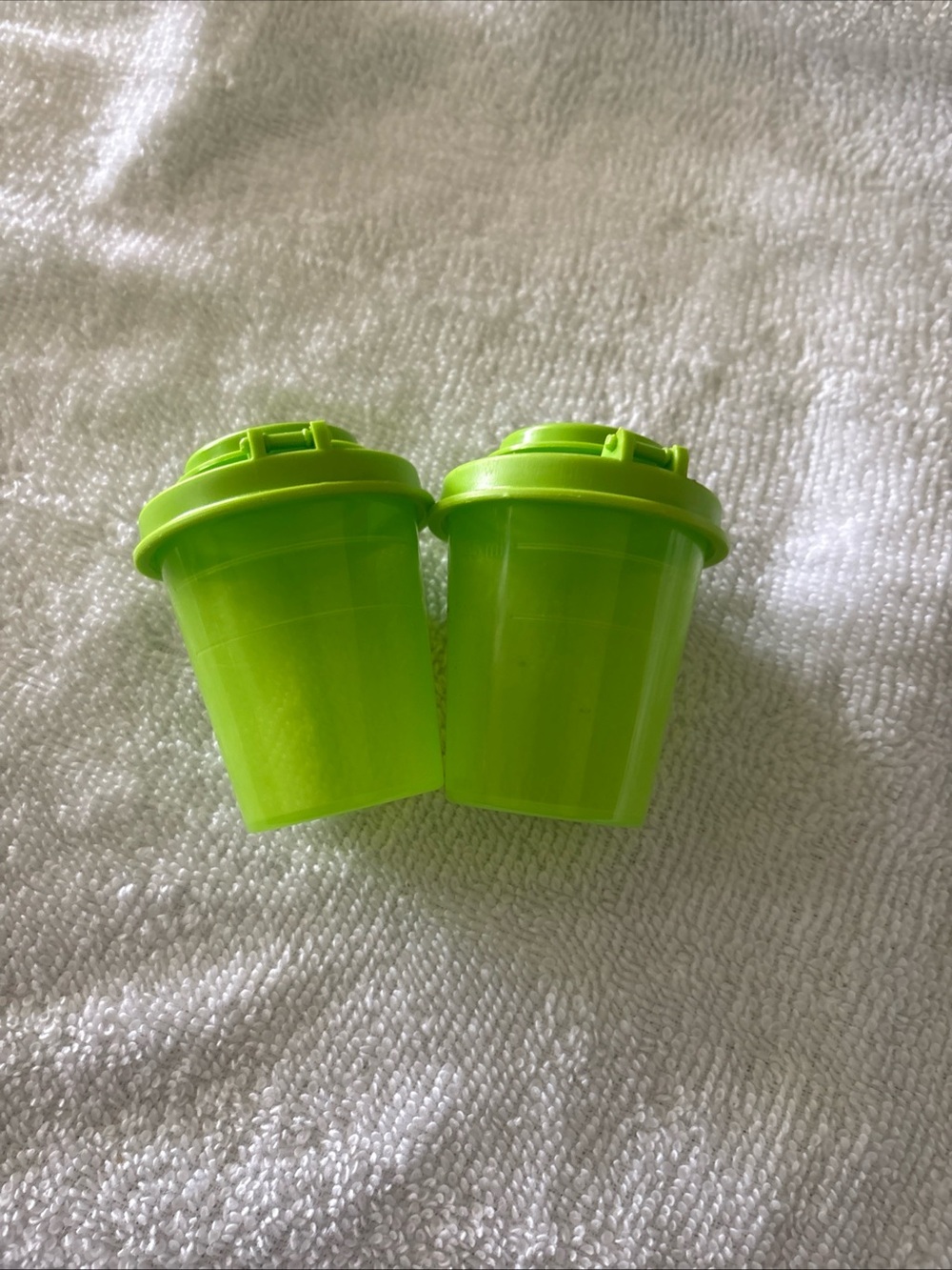 Tupperware Salt and Pepper Shakers